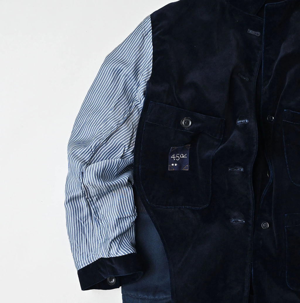 Indigo Velvet 908 Jacquarde