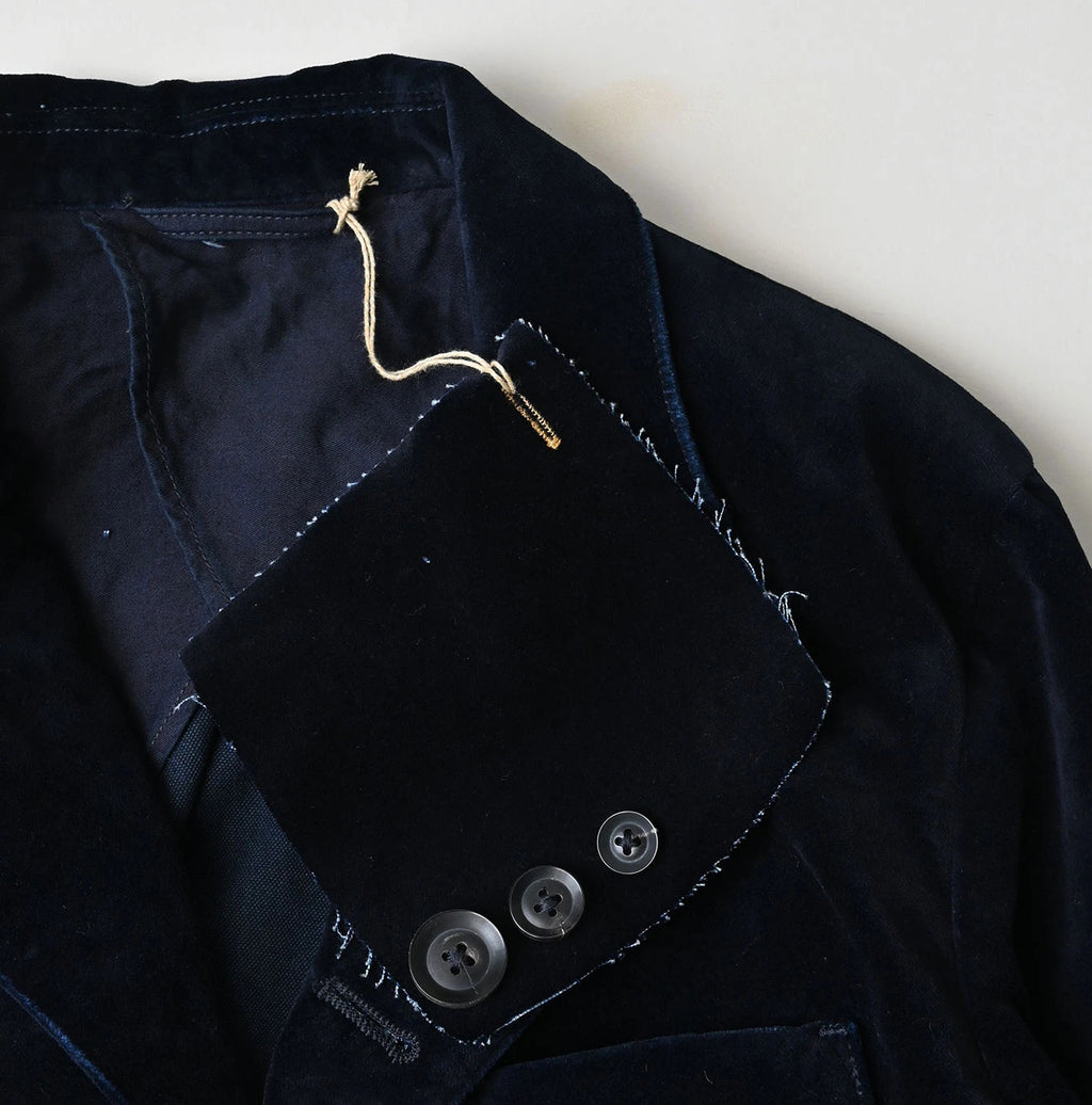 Indigo Velvet 908 Jacquarde
