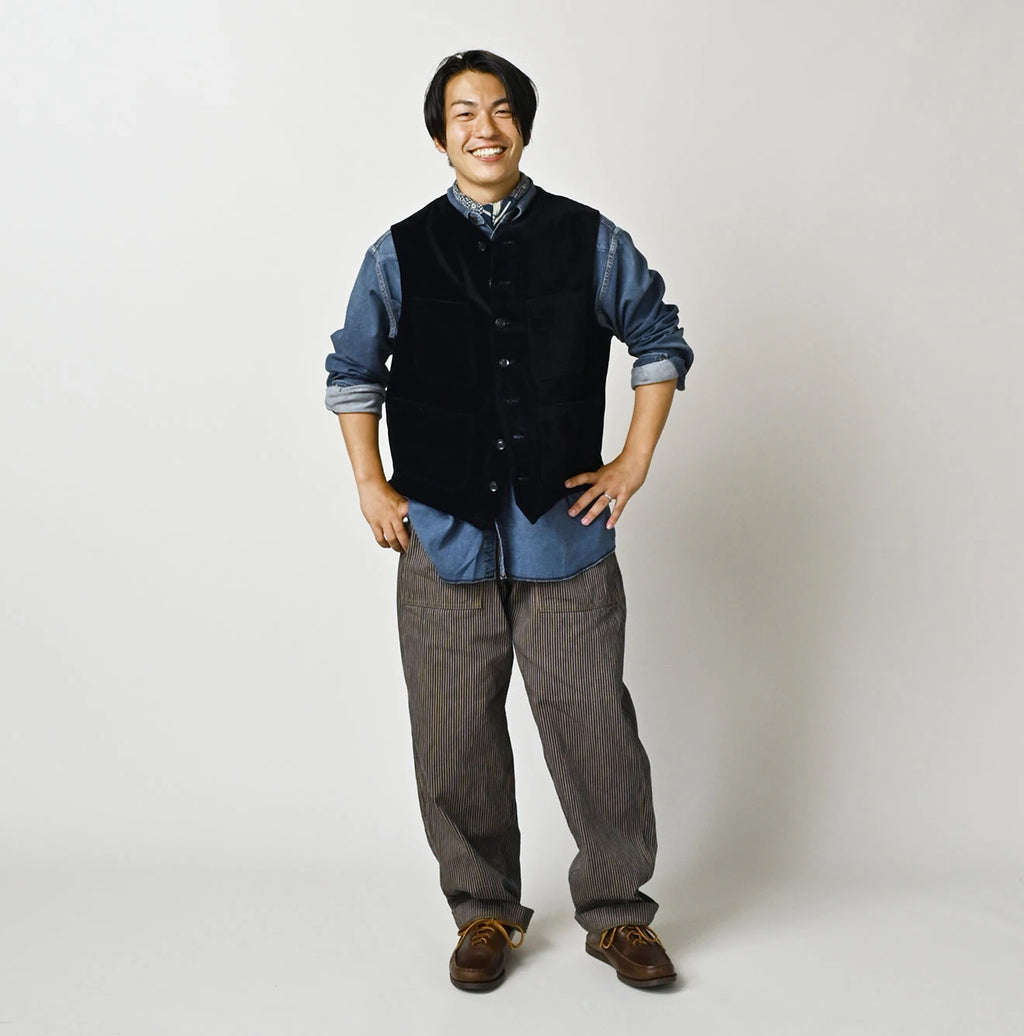 Indigo Velvet 908 Work Vest