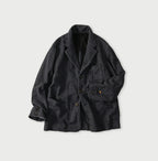 Indigo Cotton Tweed 908 Jacquarde