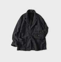 Indigo Cotton Tweed 908 Jacquarde