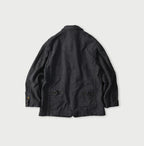 Indigo Cotton Tweed 908 Jacquarde