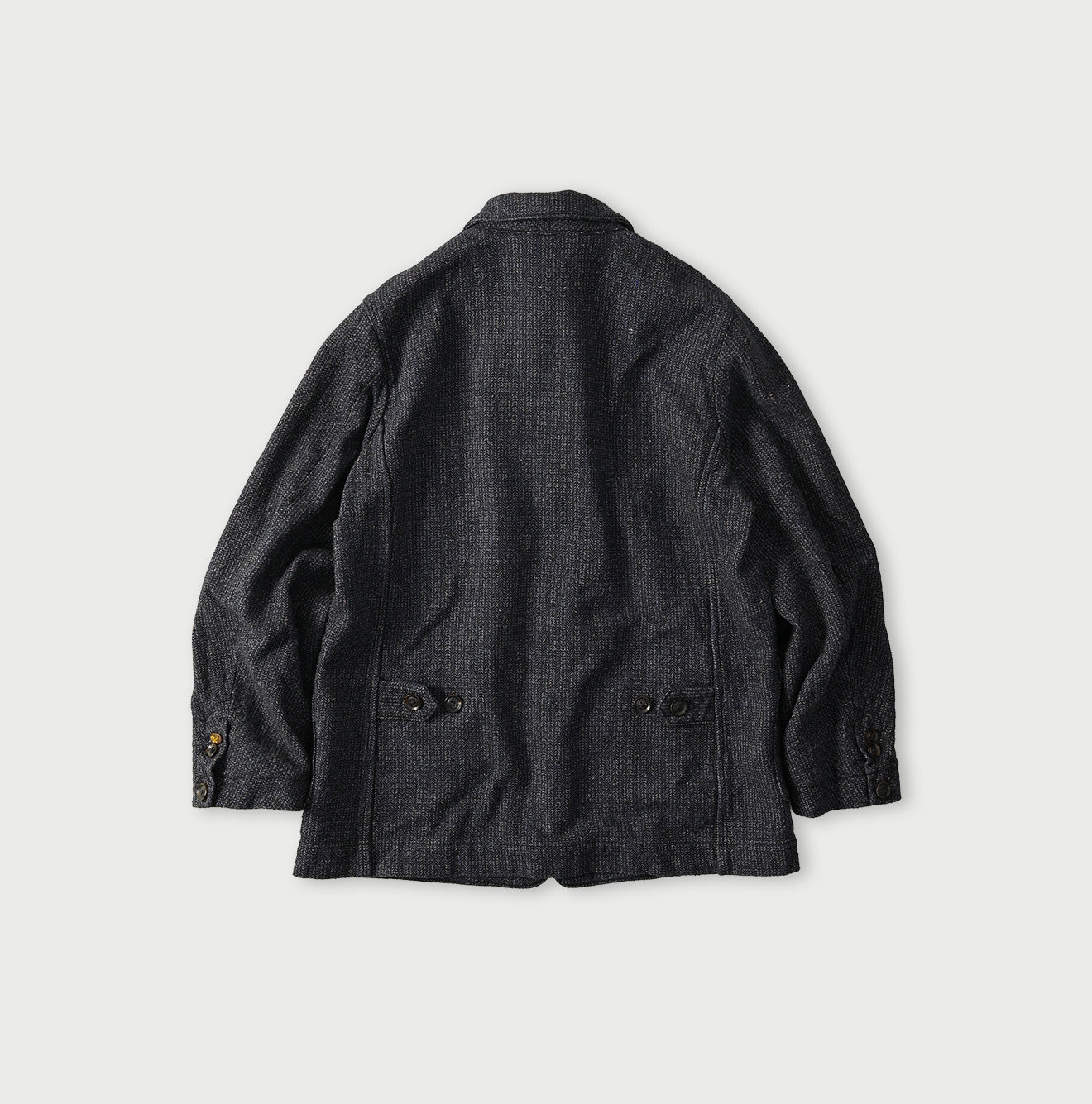 Indigo Cotton Tweed 908 Jacquarde