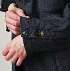 Indigo Cotton Tweed 908 Jacquarde