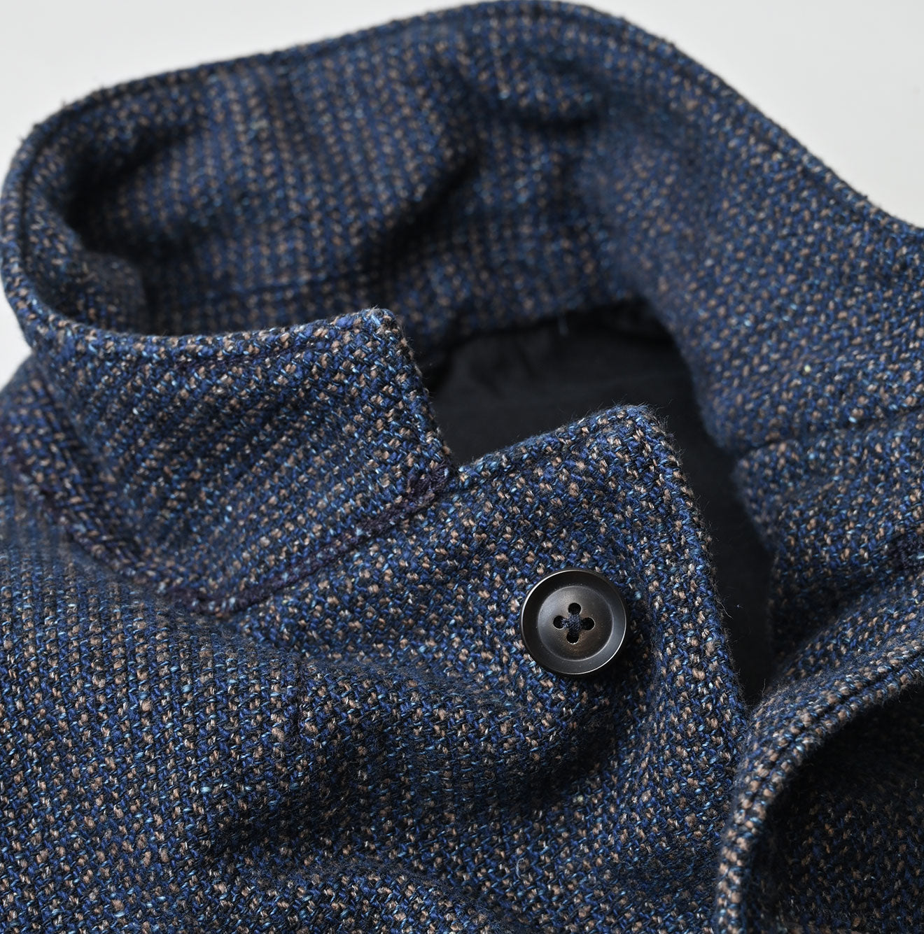 Indigo Cotton Tweed 908 Jacquarde