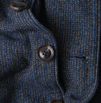 Indigo Cotton Tweed 908 Jacquarde