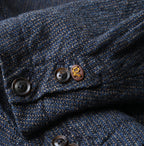 Indigo Cotton Tweed 908 Jacquarde
