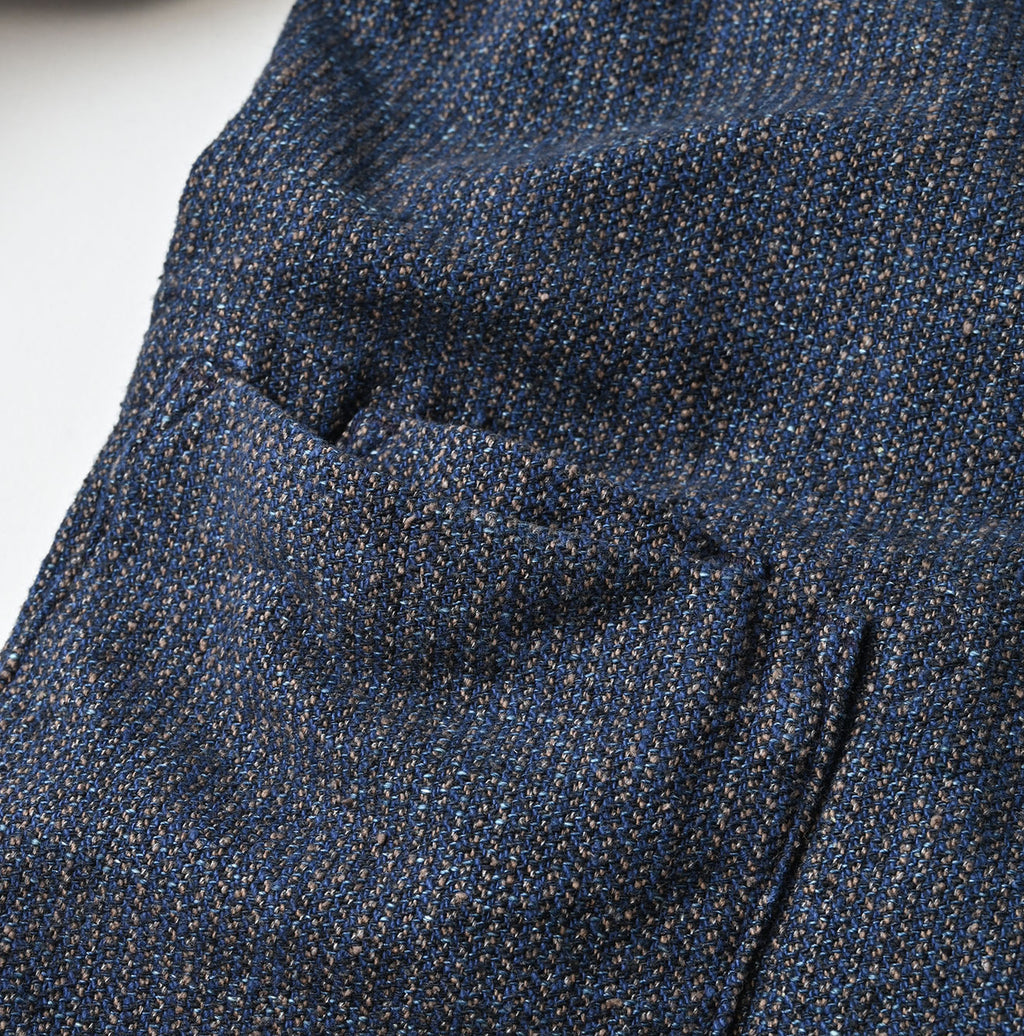 Indigo Cotton Tweed 908 Jacquarde