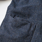 Indigo Cotton Tweed 908 Jacquarde