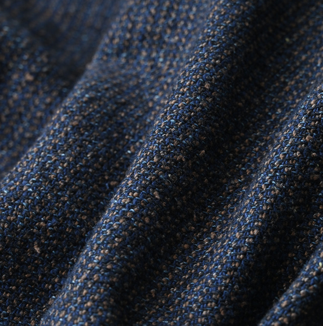 Indigo Cotton Tweed 908 Jacquarde
