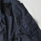 Indigo Cotton Tweed 908 Jacquarde