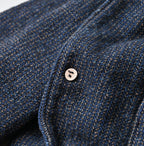 Indigo Cotton Tweed 908 Jacquarde