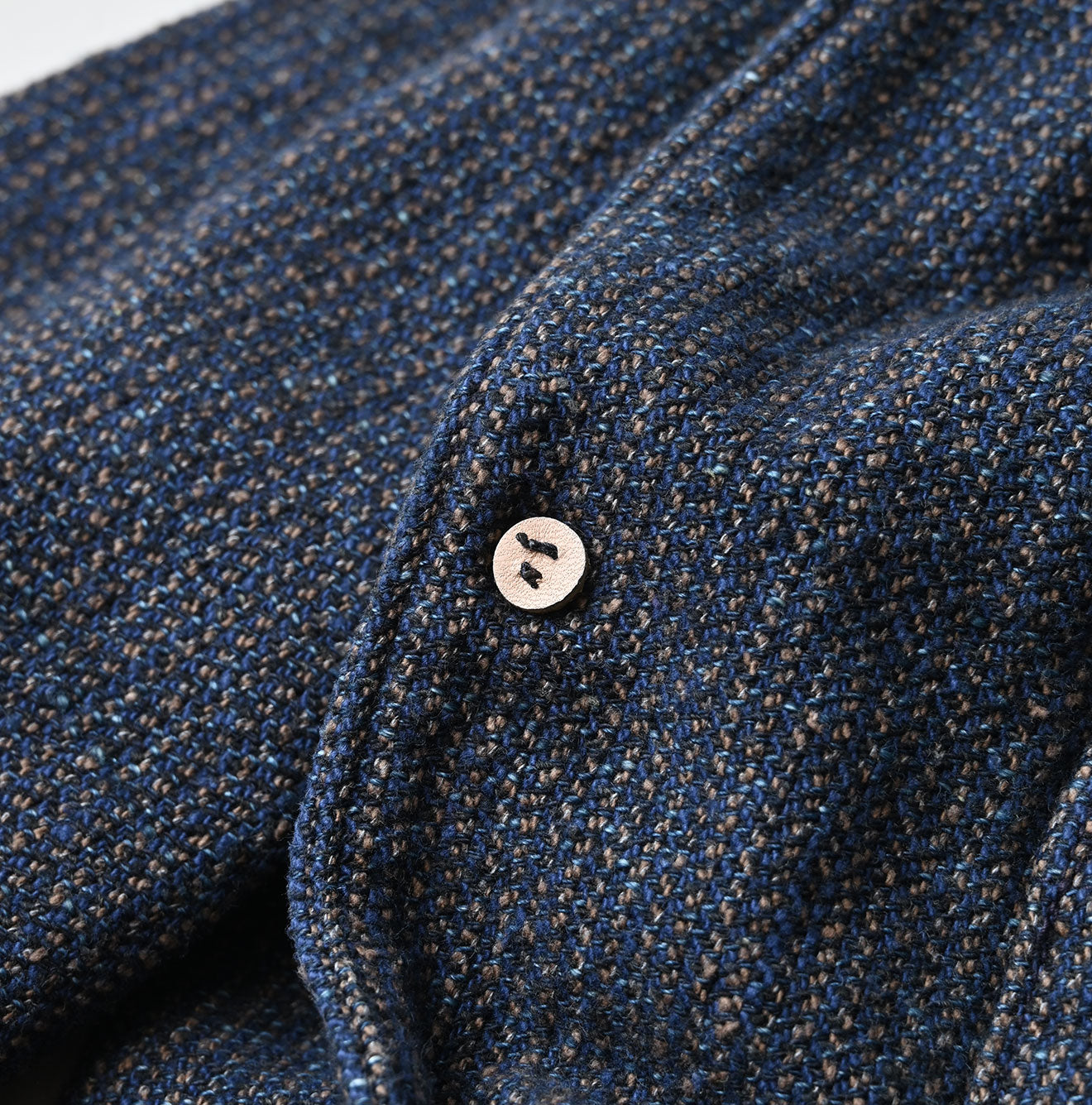 Indigo Cotton Tweed 908 Jacquarde