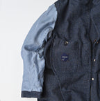 Indigo Cotton Tweed 908 Jacquarde