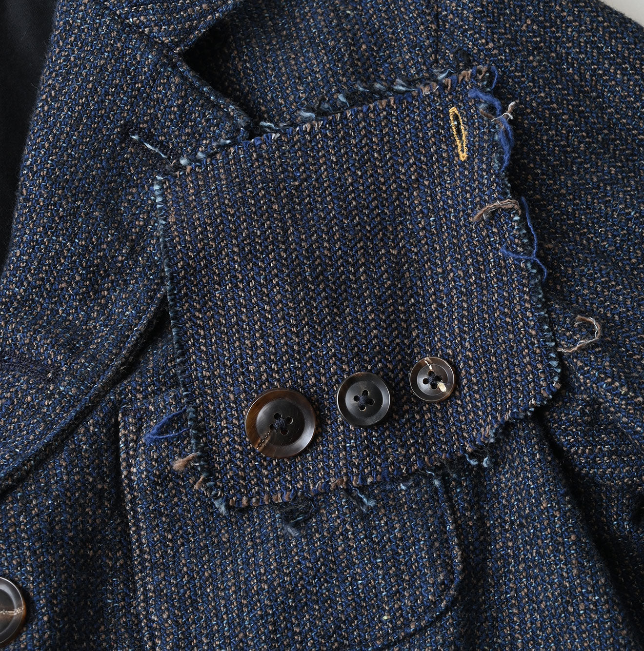 Indigo Cotton Tweed 908 Jacquarde