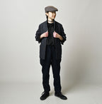 Indigo Cotton Tweed 908 Jacquarde