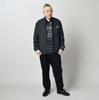 Indigo Cotton Tweed 908 Jacquarde