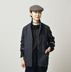 Indigo Cotton Tweed 908 Jacquarde