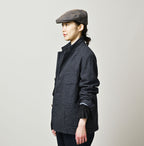 Indigo Cotton Tweed 908 Jacquarde