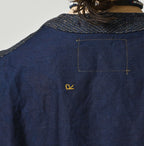Indigo Cotton Tweed 908 Miyuki Vest