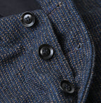 Indigo Cotton Tweed 908 Miyuki Vest