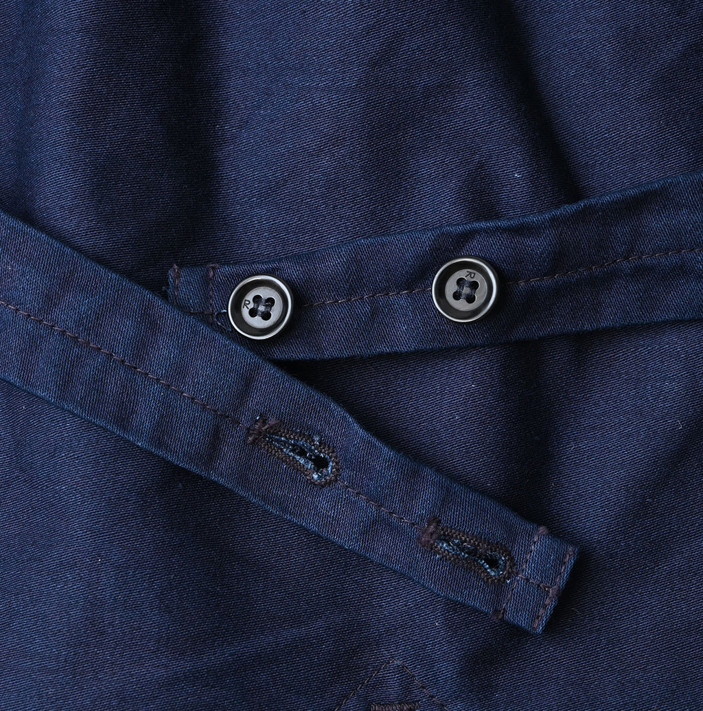 Indigo Cotton Tweed 908 Miyuki Vest