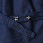 Indigo Cotton Tweed 908 Miyuki Vest