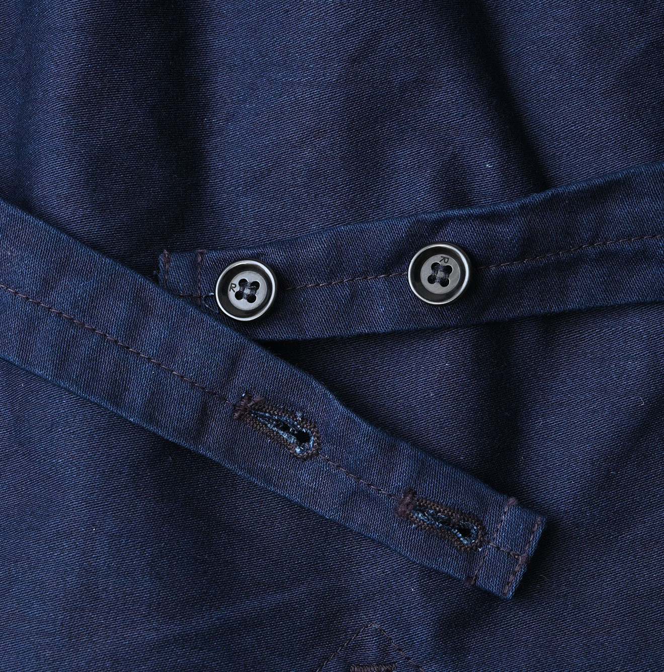 Indigo Cotton Tweed 908 Miyuki Vest