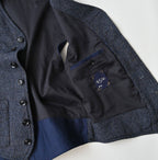 Indigo Cotton Tweed 908 Miyuki Vest