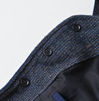Indigo Cotton Tweed 908 Miyuki Vest