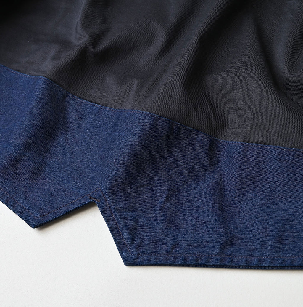 Indigo Cotton Tweed 908 Miyuki Vest