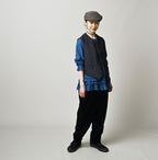 Indigo Cotton Tweed 908 Miyuki Vest