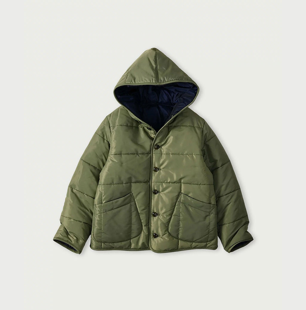 Nylon Quilting 908 Hooded Blouson