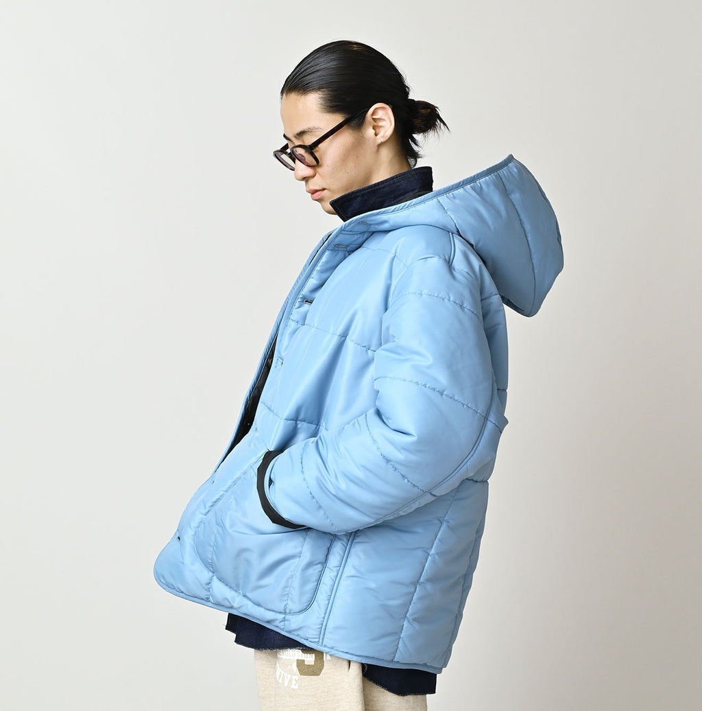 Nylon Quilting 908 Hooded Blouson
