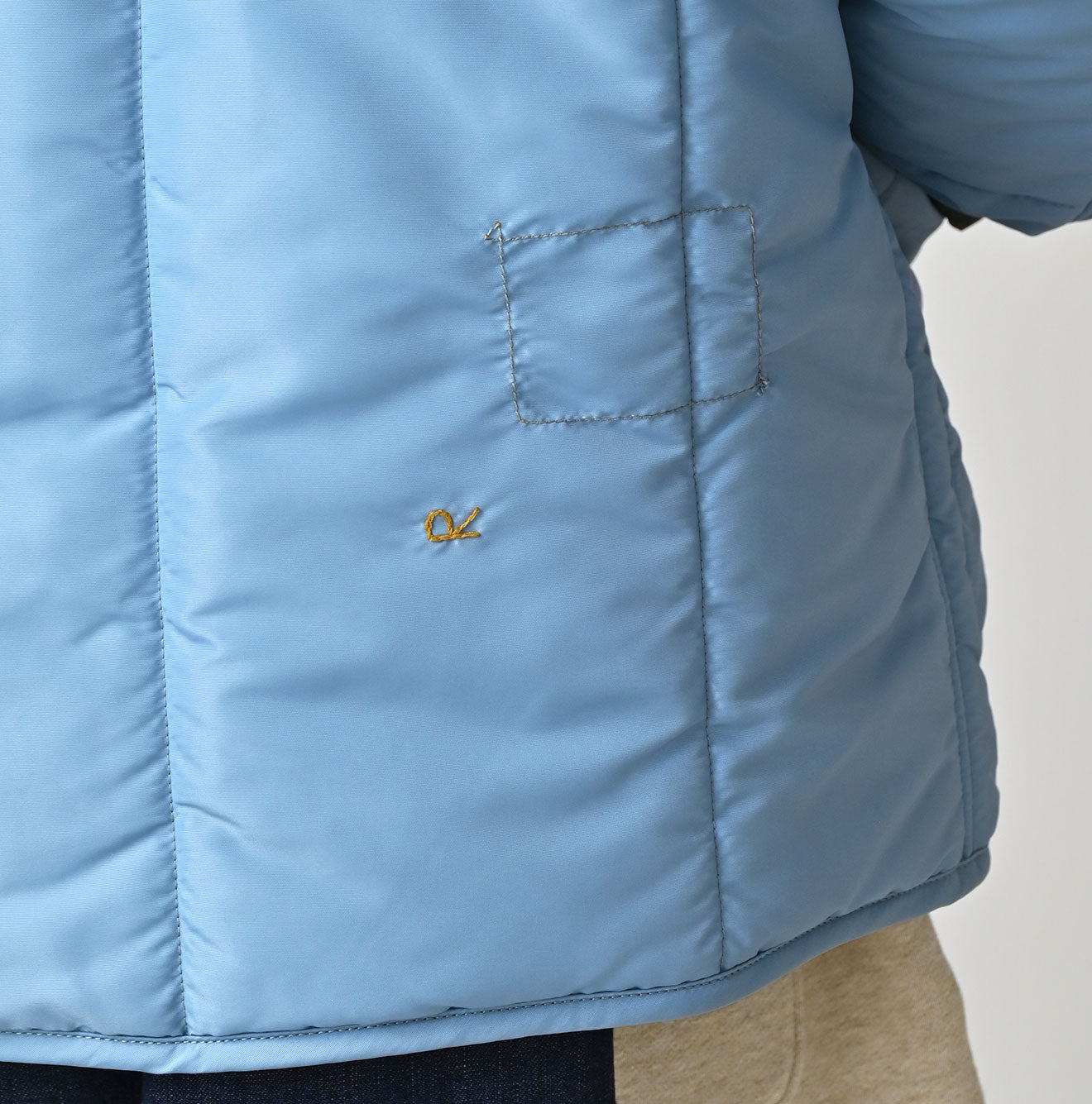 Nylon Quilting 908 Hooded Blouson