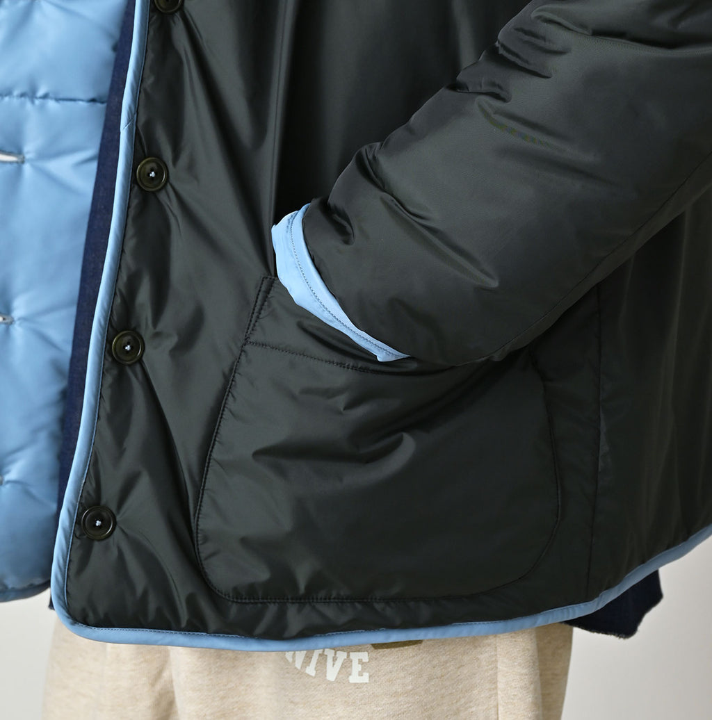 Nylon Quilting 908 Hooded Blouson