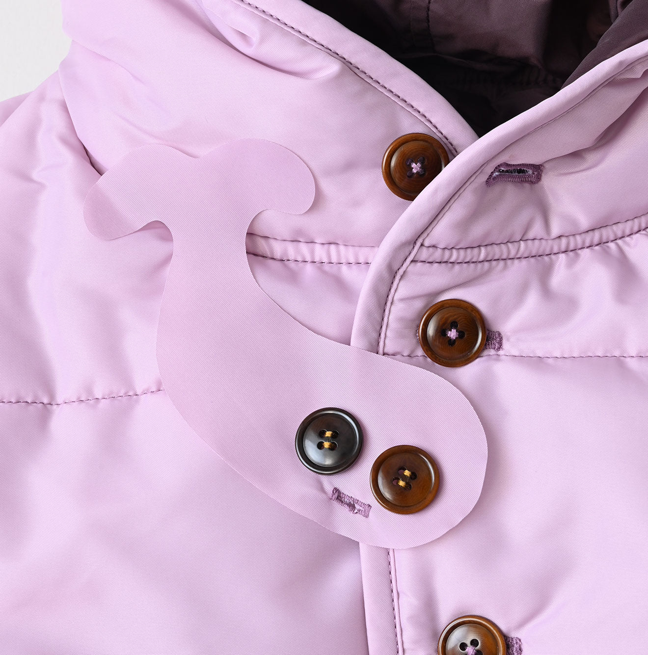 Nylon Quilting 908 Hooded Blouson