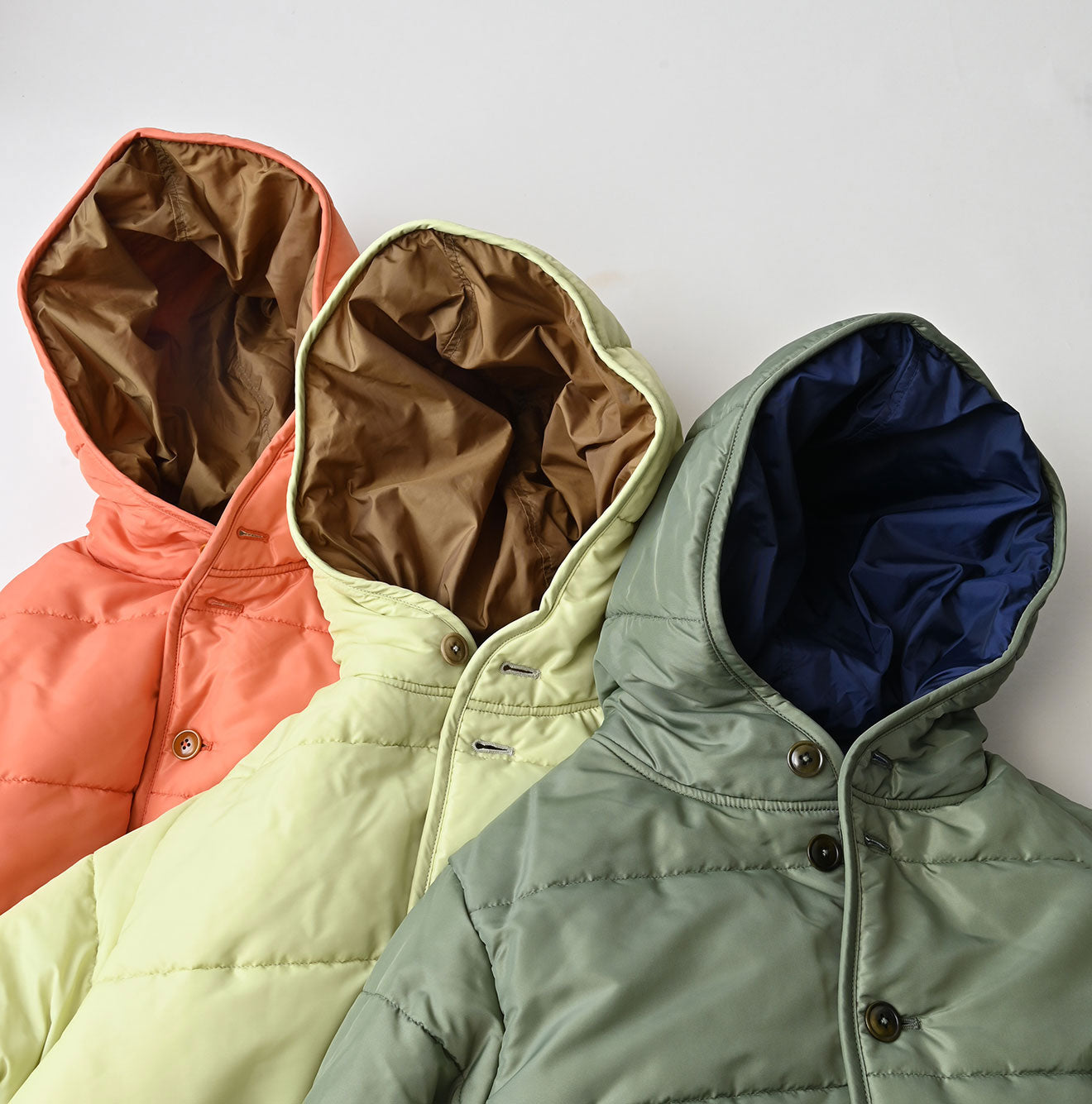 Nylon Quilting 908 Hooded Blouson
