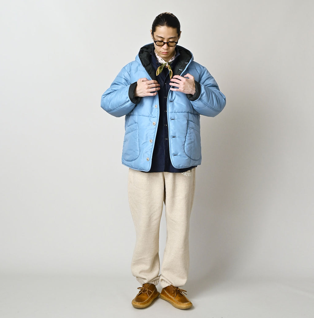 Nylon Quilting 908 Hooded Blouson