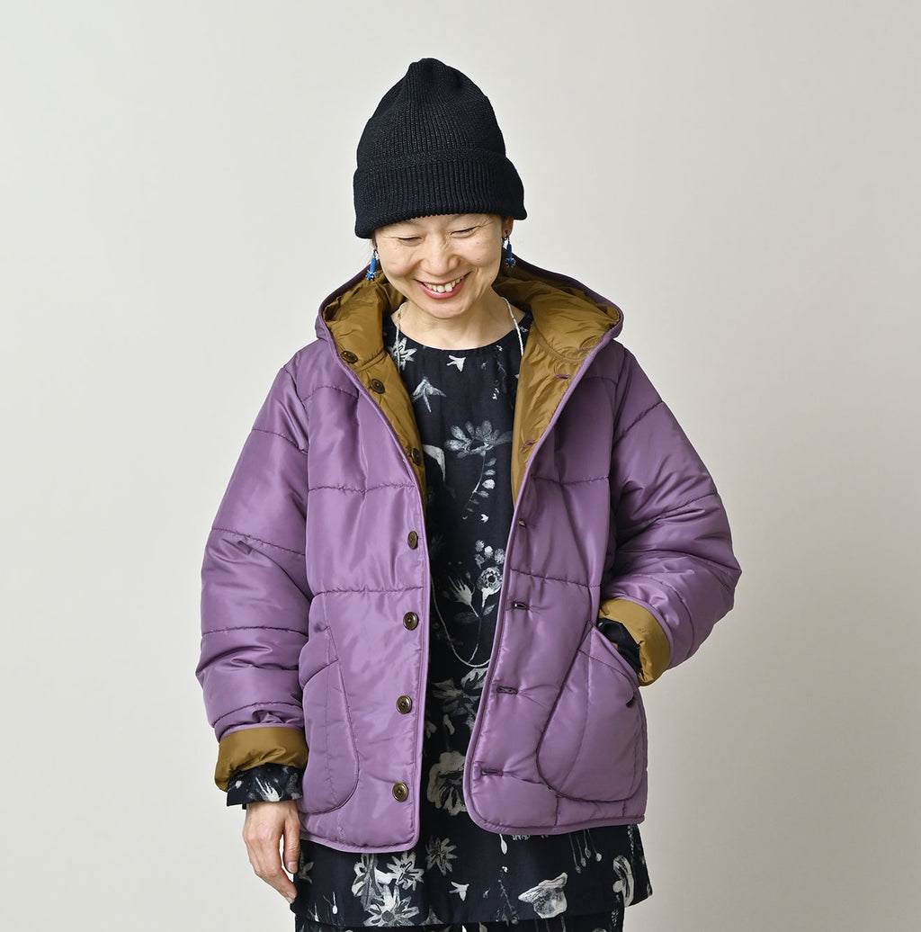 Nylon Quilting 908 Hooded Blouson