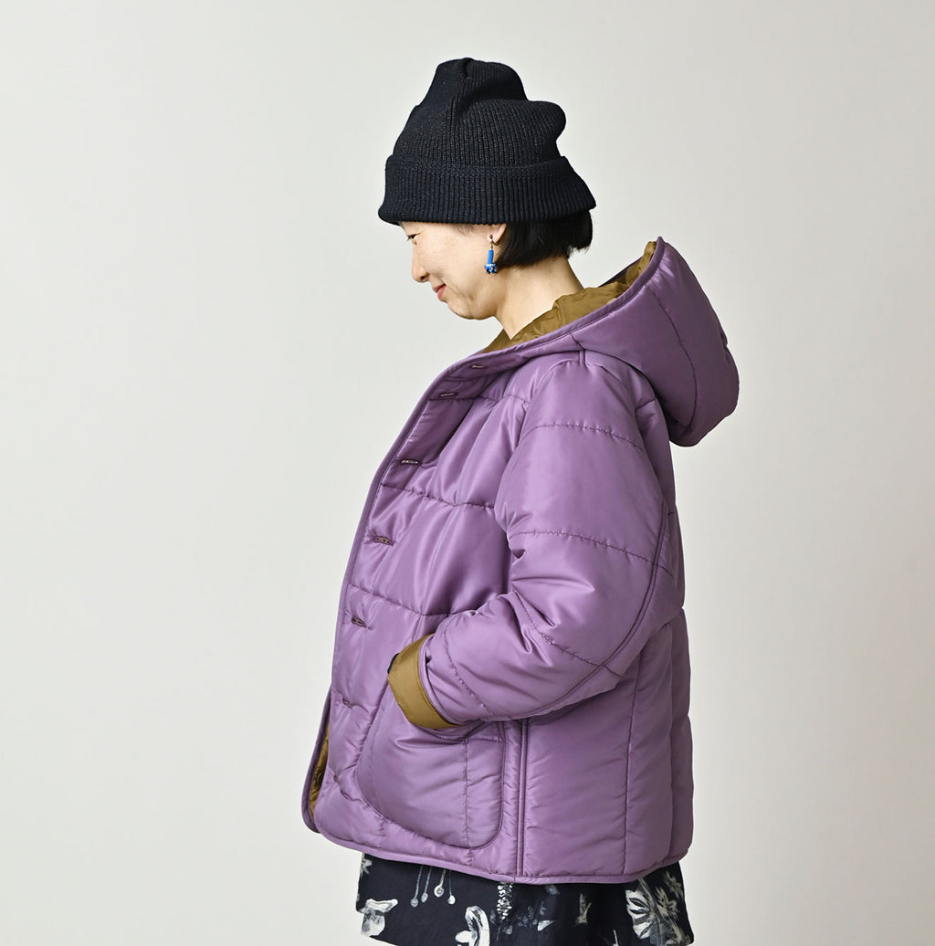 Nylon Quilting 908 Hooded Blouson