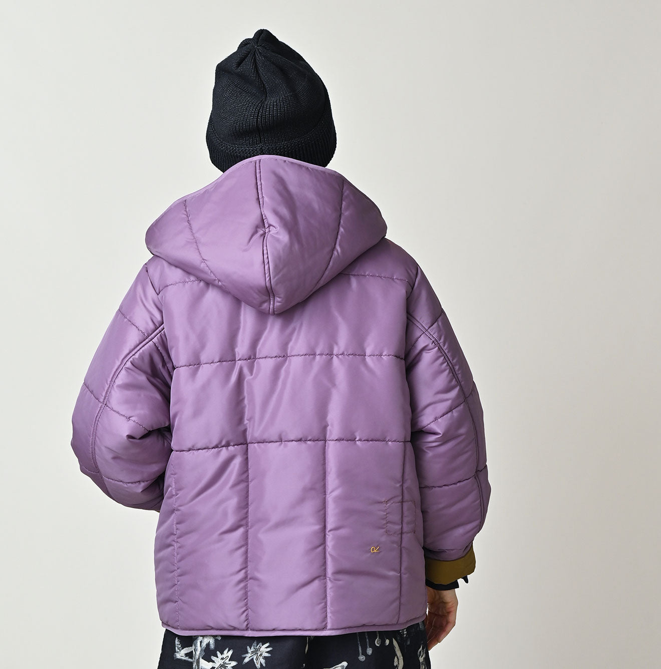 Nylon Quilting 908 Hooded Blouson