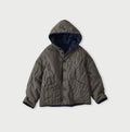 Light Mon Brown Denim 908 Hooded Blouson Nou