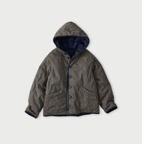 Light Mon Brown Denim 908 Hooded Blouson Nou