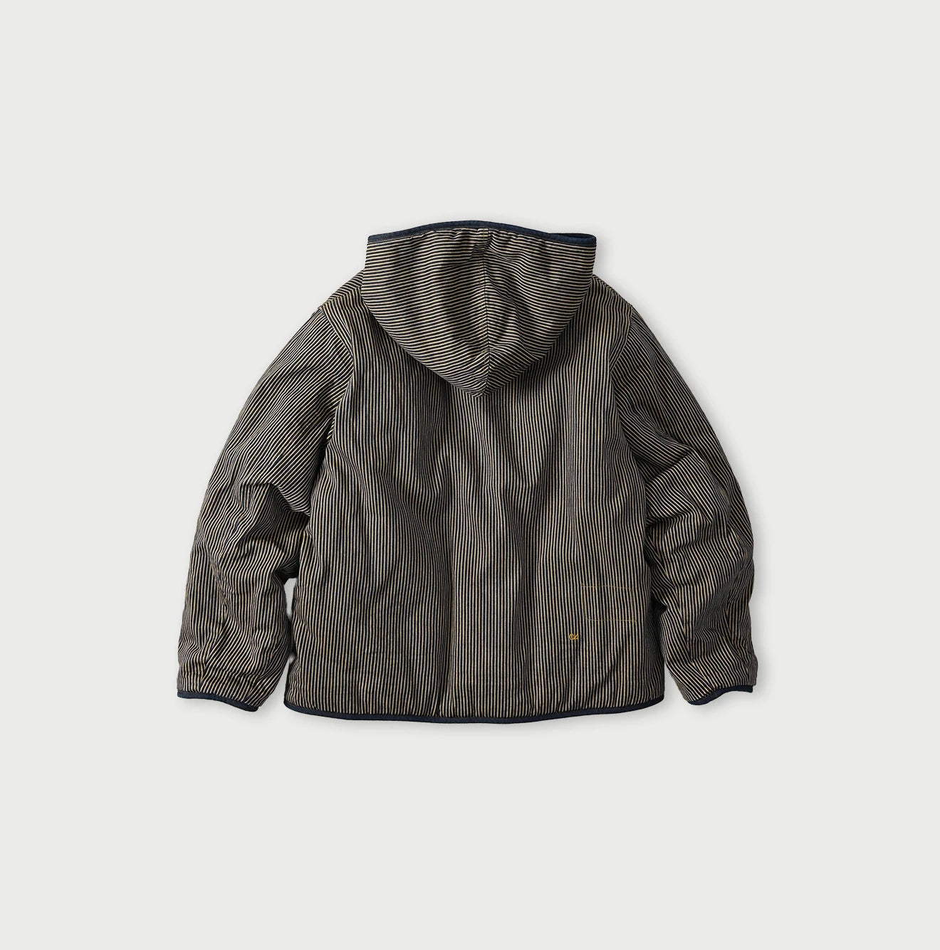 Light Mon Brown Denim 908 Hooded Blouson Nou