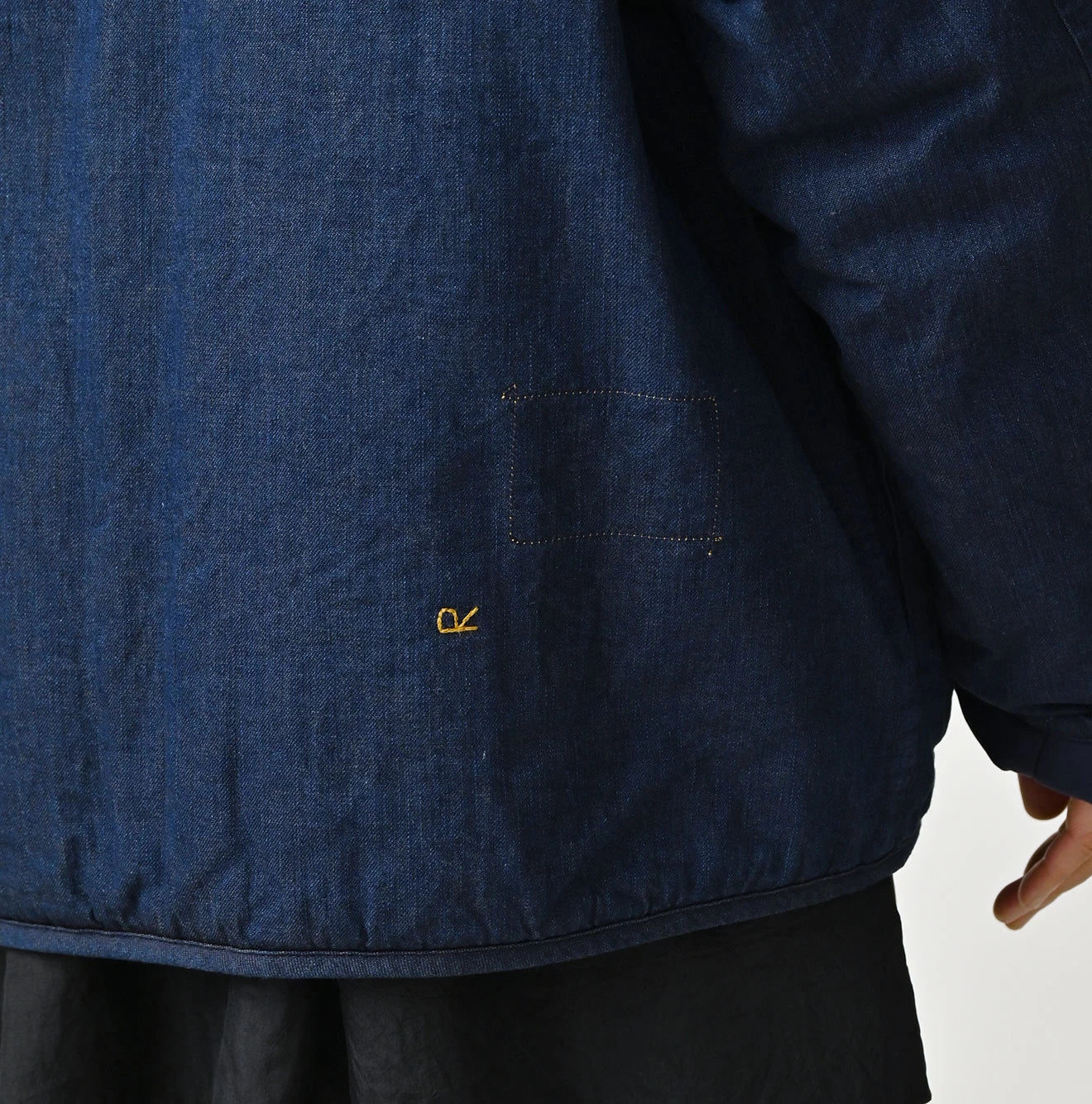 Light Mon Brown Denim 908 Hooded Blouson Nou
