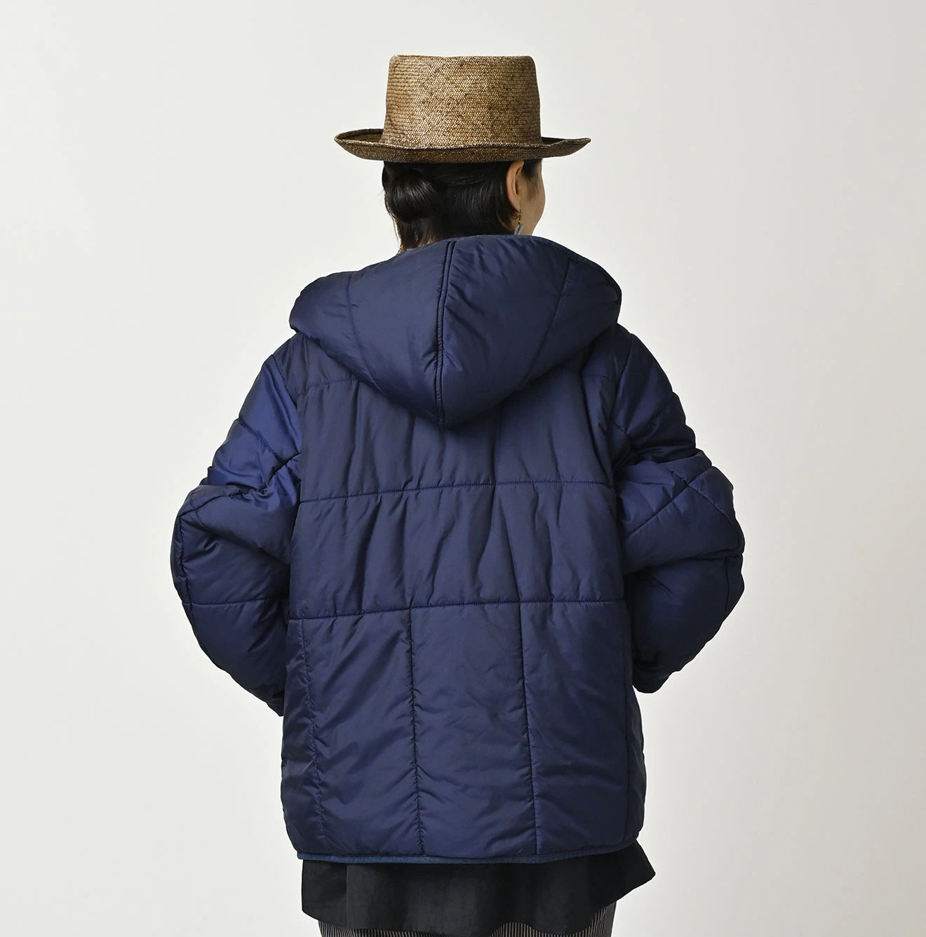 Light Mon Brown Denim 908 Hooded Blouson Nou