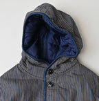 Light Mon Brown Denim 908 Hooded Blouson Nou