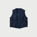 Light Mon Brown Denim 908 Crew Vest Nou