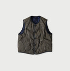 Light Mon Brown Denim 908 Crew Vest Nou